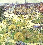 Union Square in Spring Childe Hassam